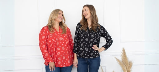 売れ筋商品|||ホワイトマーク カットソー トップス レディース Women's Floral Printed Cold Shoulder Tunic Top Black, Red Floral Cold Shoulder Top - Shoreline Wear, Inc.