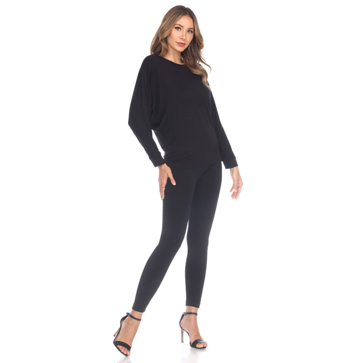 Women's Banded Dolman Top