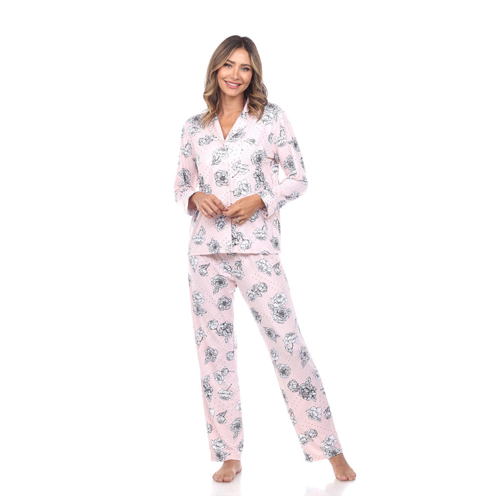 Long Sleeve Floral Pajama Set