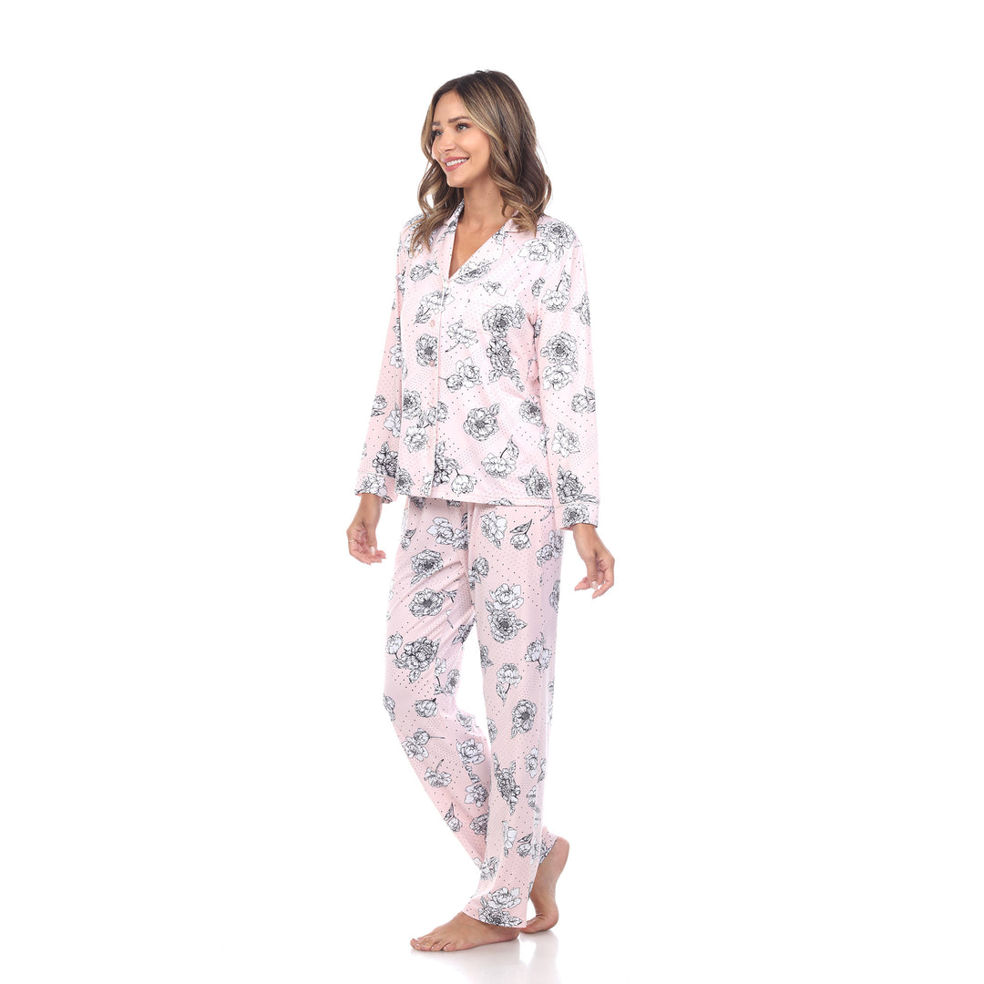 Long Sleeve Floral Pajama Set