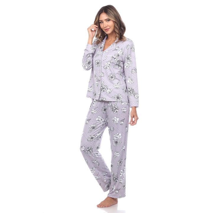 Long Sleeve Floral Pajama Set