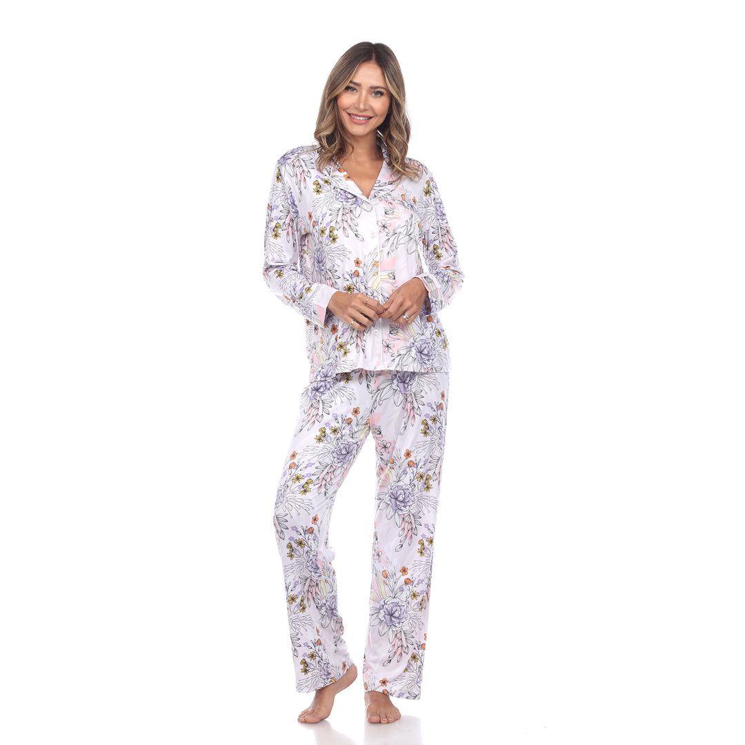 Long Sleeve Floral Pajama Set