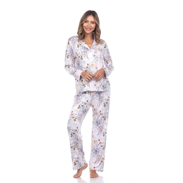 Long Sleeve Floral Pajama Set