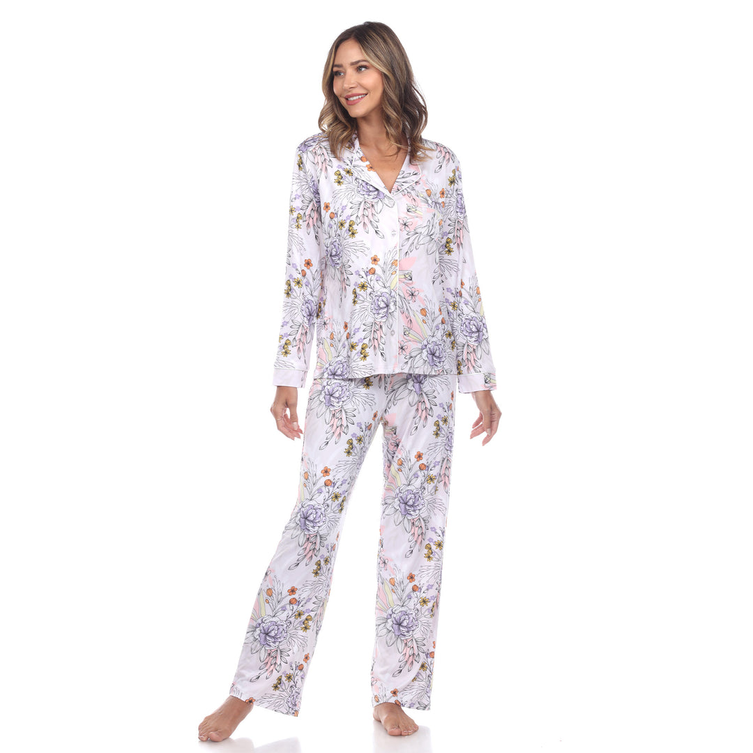 Long Sleeve Floral Pajama Set