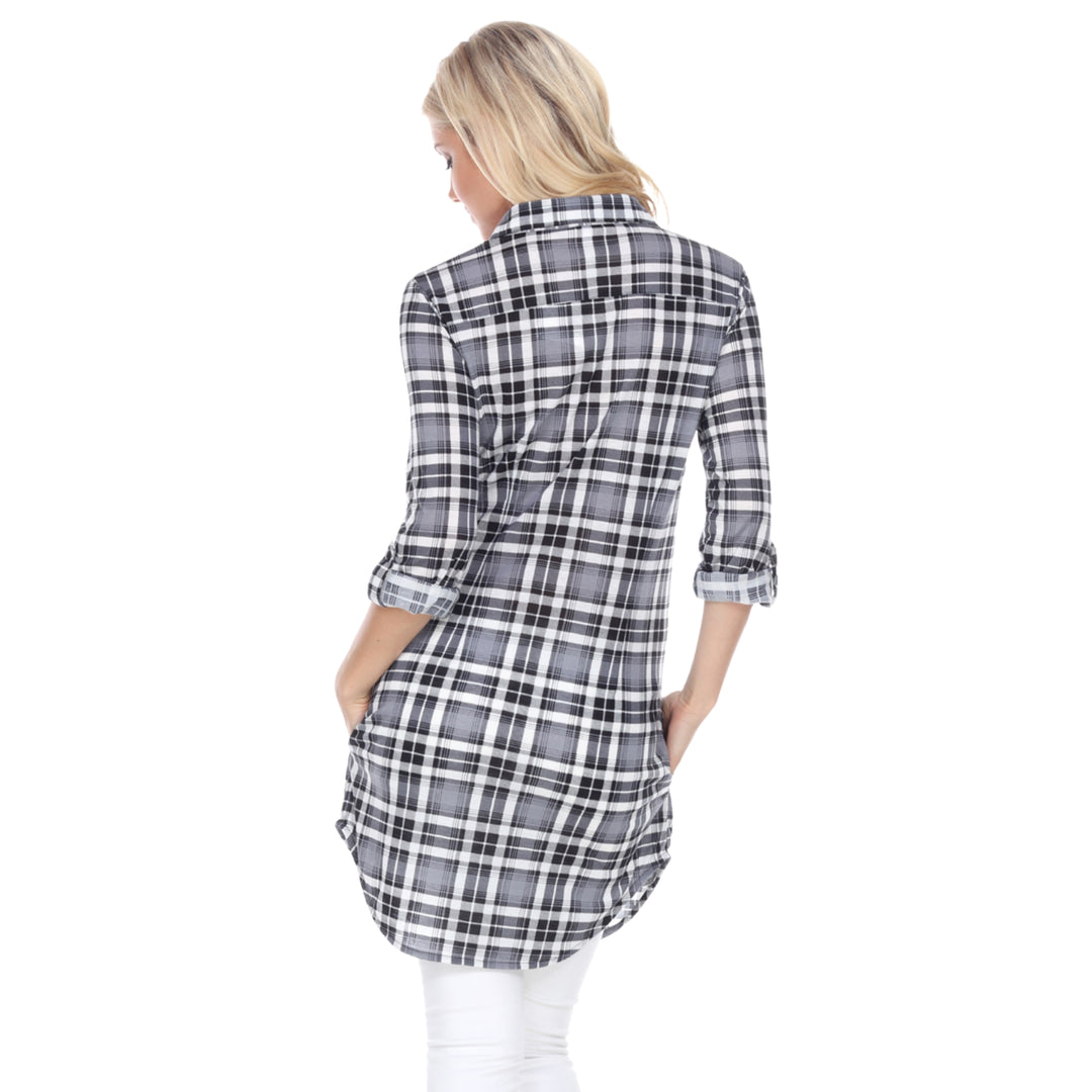 Women's Piper Stretchy Plaid Tunic