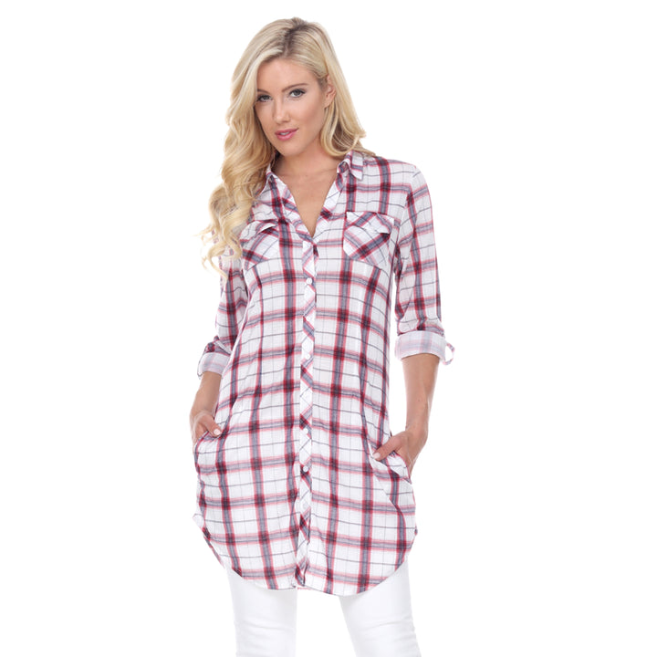 Women's Piper Stretchy Plaid Tunic