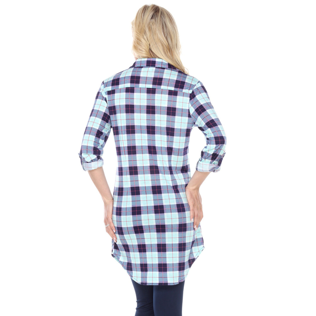 Women's Piper Stretchy Plaid Tunic