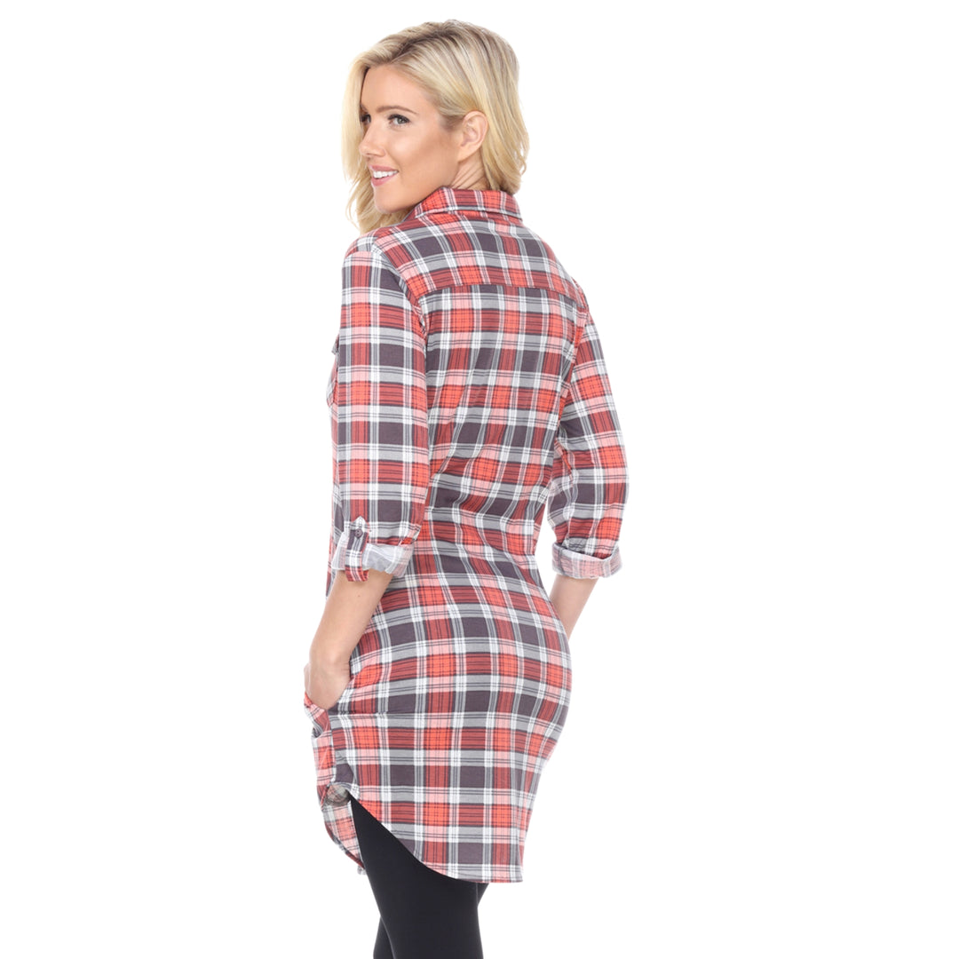 Women's Piper Stretchy Plaid Tunic