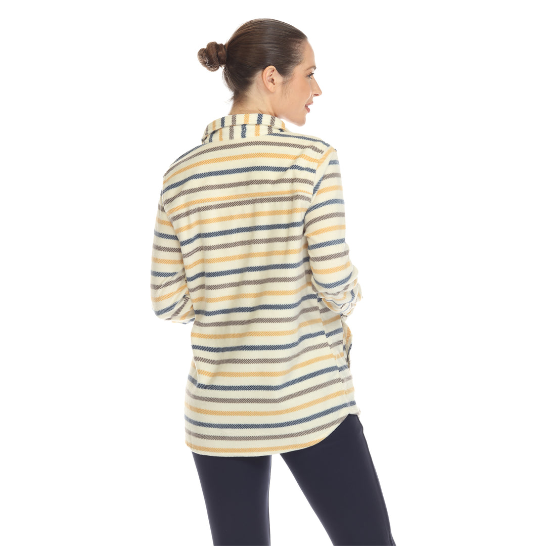 Women's-Fleece-Plaid-Shirts