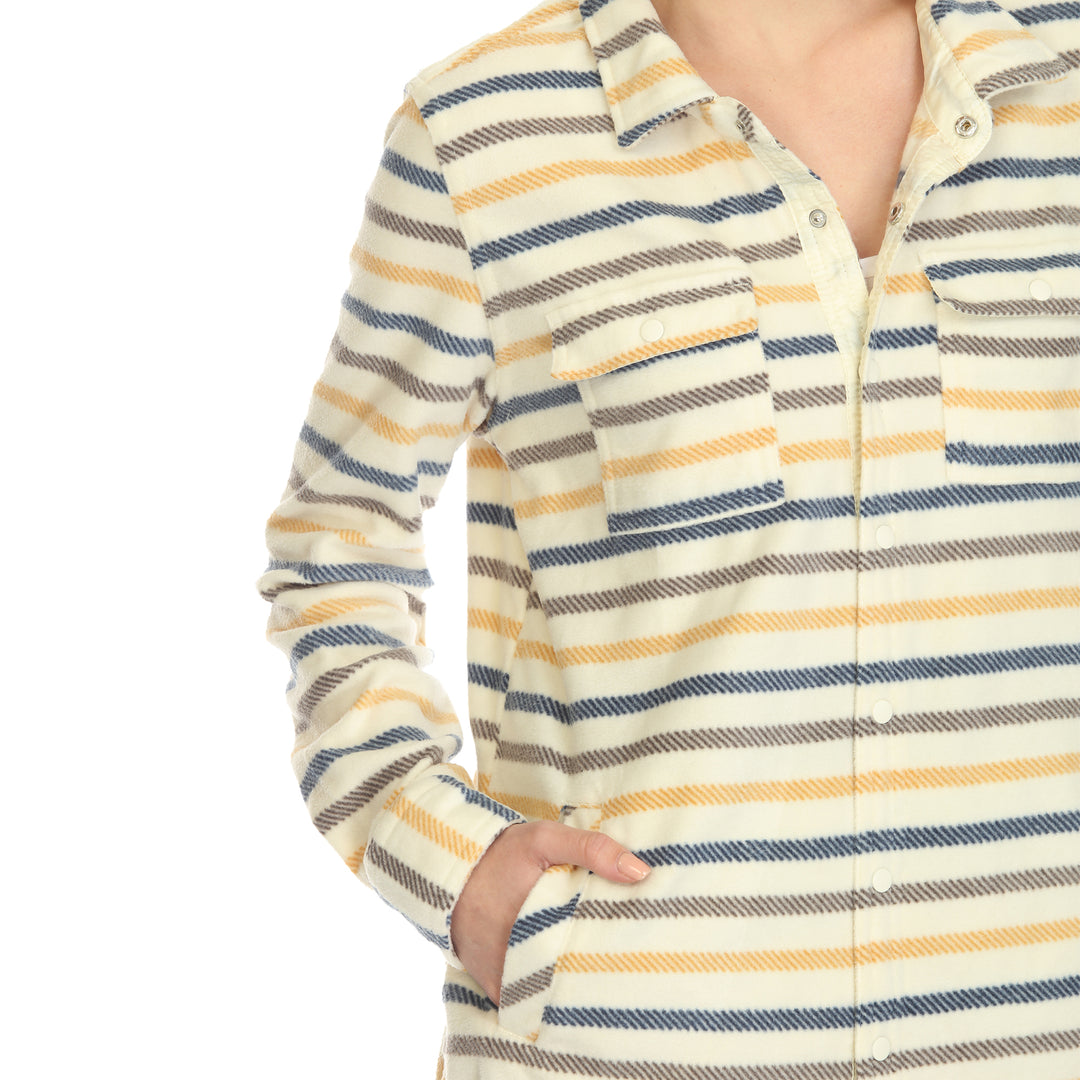 Women's-Fleece-Plaid-Shirts