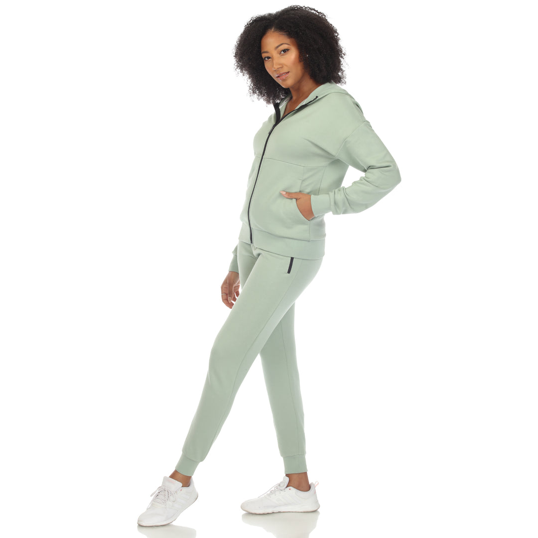 Women's Two Piece Fleece Sweatsuit Set