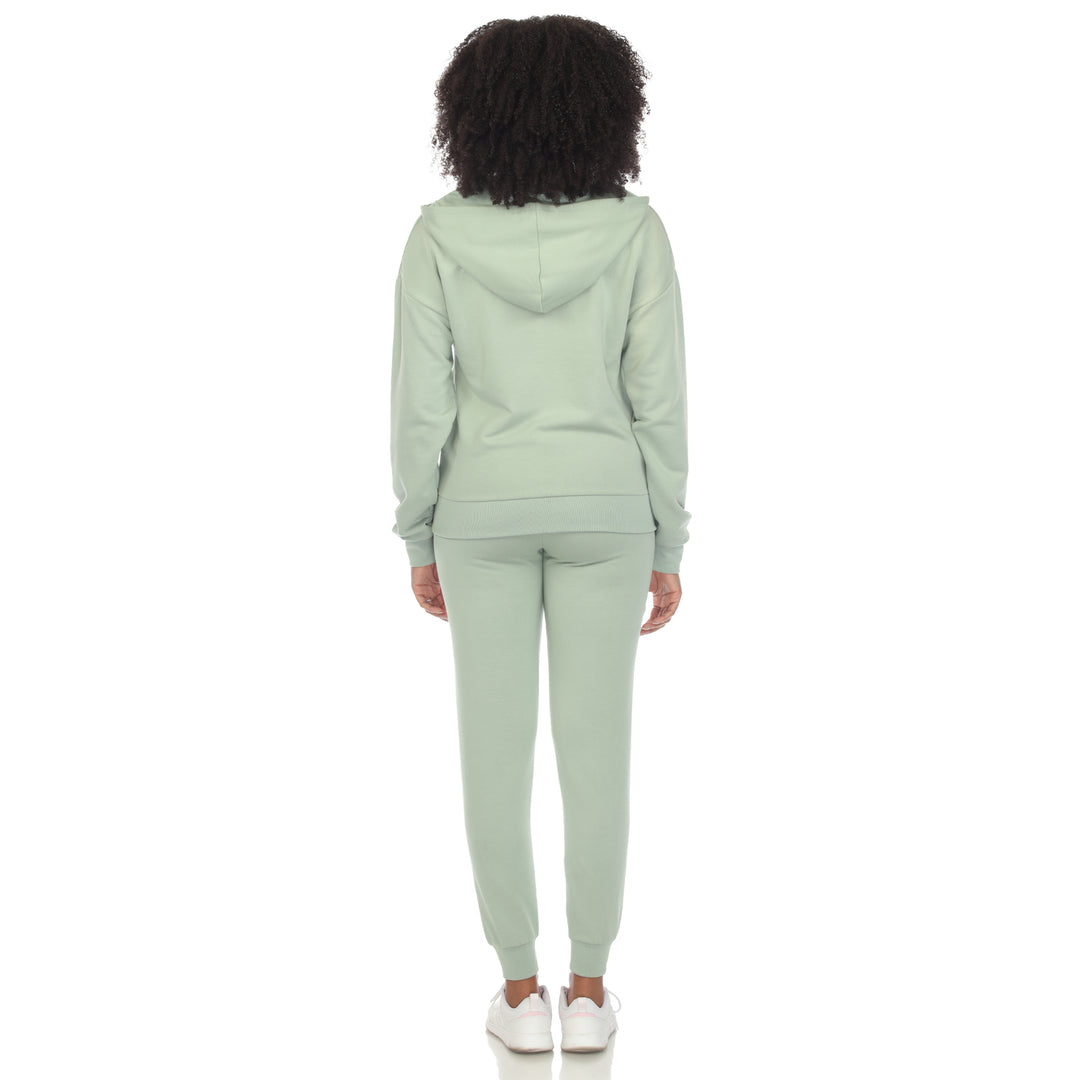 Women's Two Piece Fleece Sweatsuit Set
