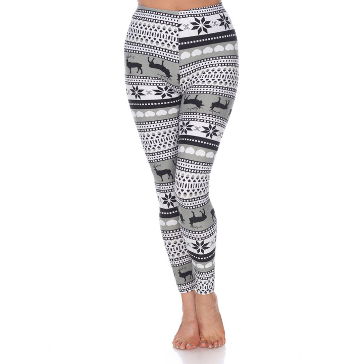 Women’s Holiday Leggings 3-Pack – Festive Prints & Cozy Styles