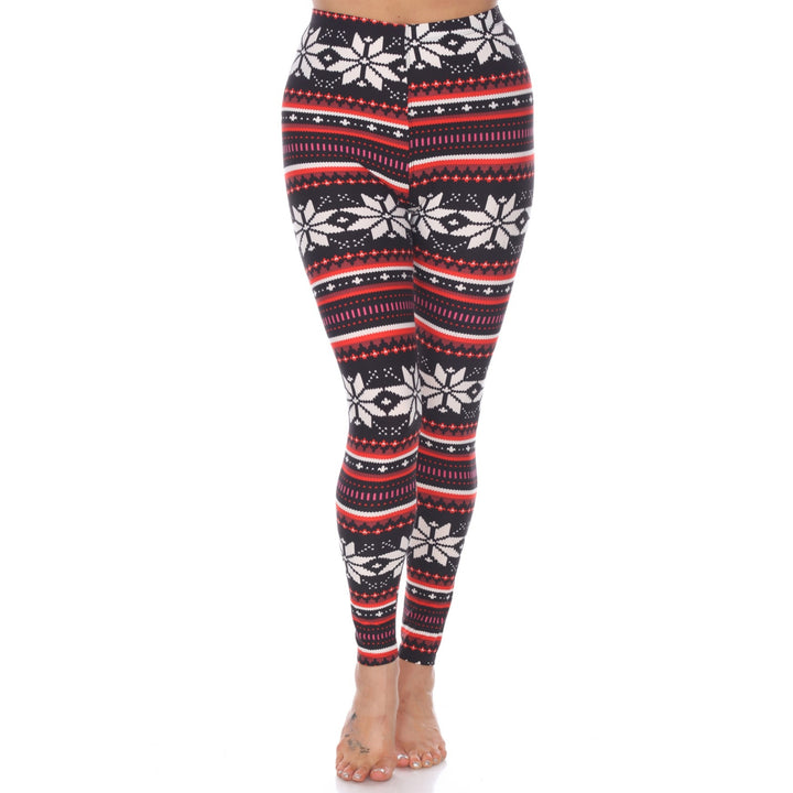 Women’s Holiday Leggings 3-Pack – Festive Prints & Cozy Styles