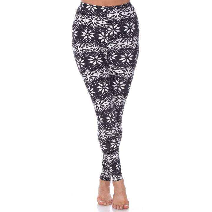 Women’s Holiday Leggings 3-Pack – Festive Prints & Cozy Styles