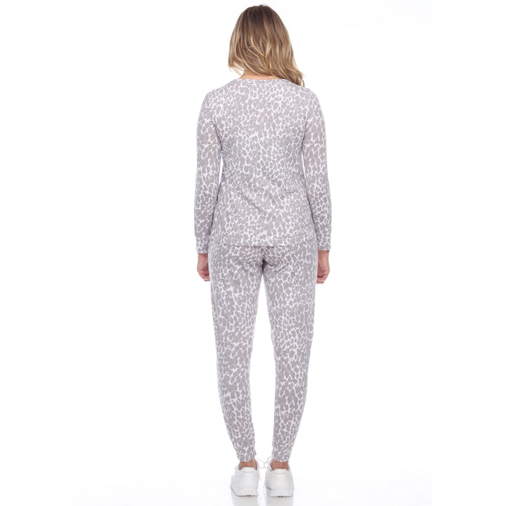 2 Piece Leopard Lounge Set