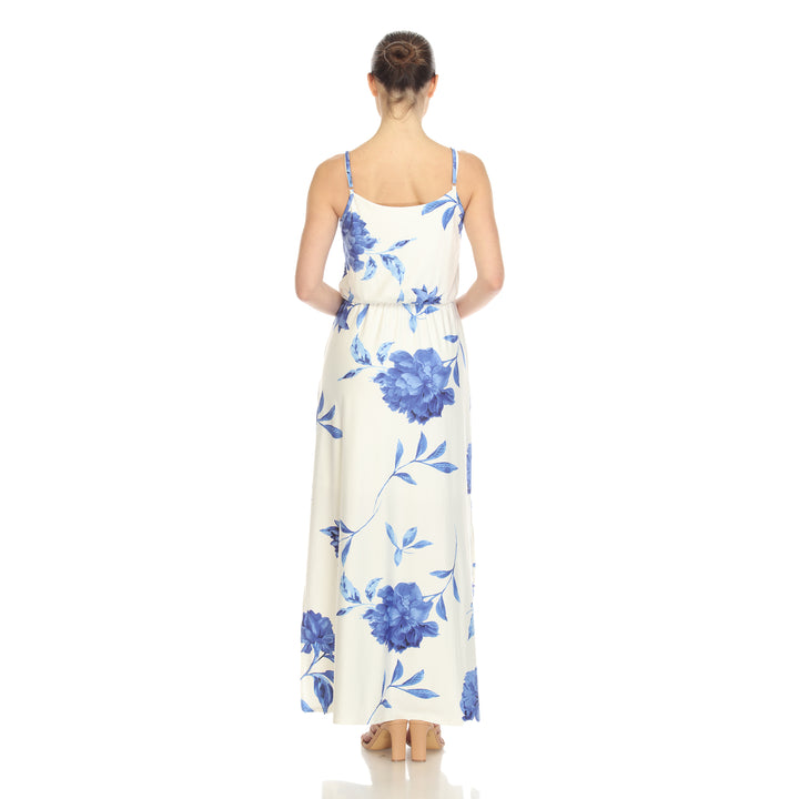 Women's Floral Strap Maxi Dress