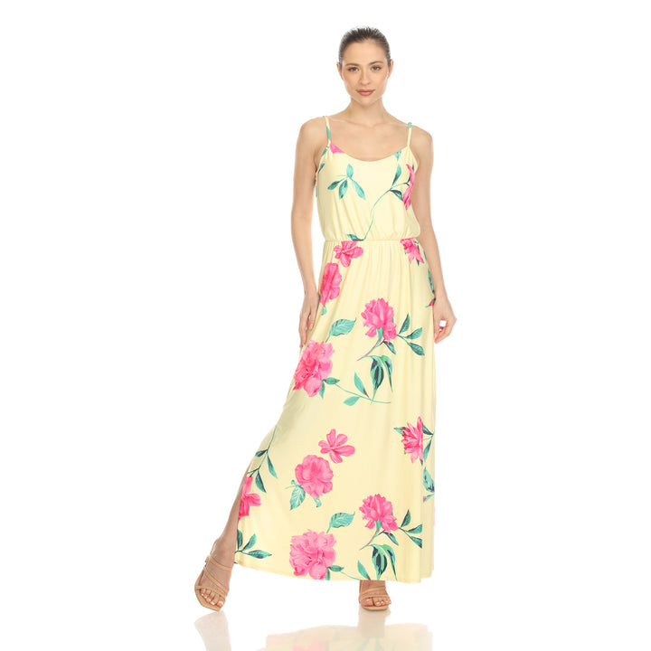 Women's Floral Strap Maxi Dress