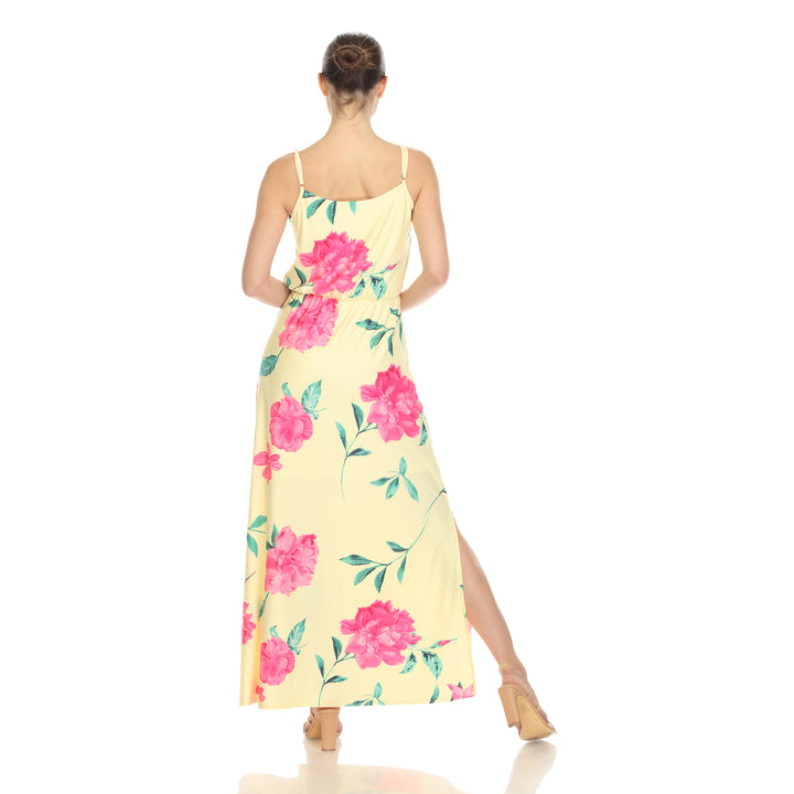 Women's Floral Strap Maxi Dress