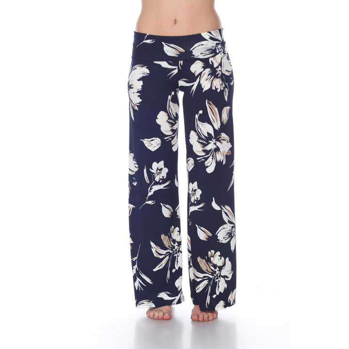 Flower Print Palazzo Pants