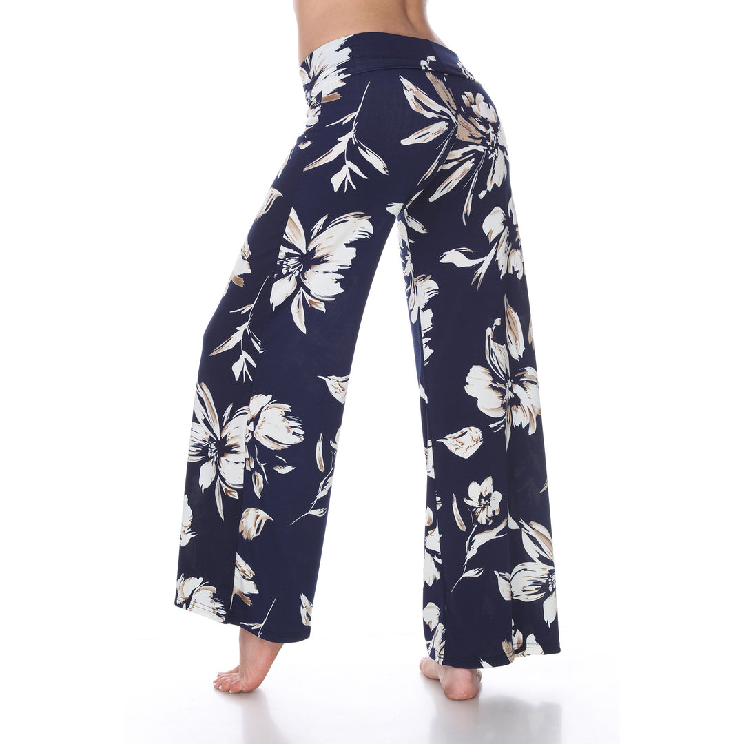 Flower Print Palazzo Pants
