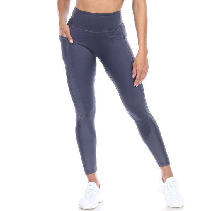 Women's High-Waist Mesh Fitness Leggings