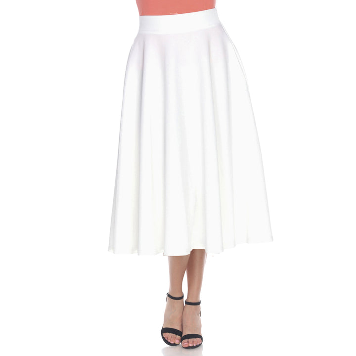 Flared Midi Skirt with pockets