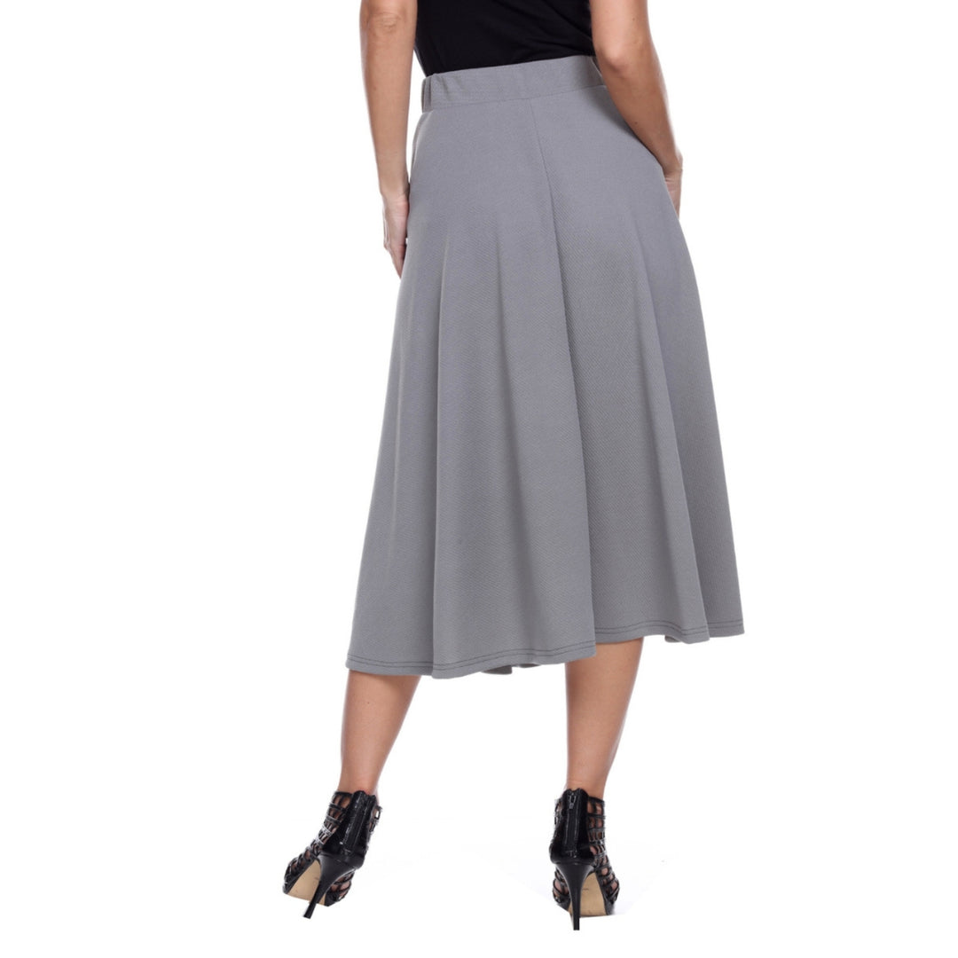 Flared Midi Skirt with pockets
