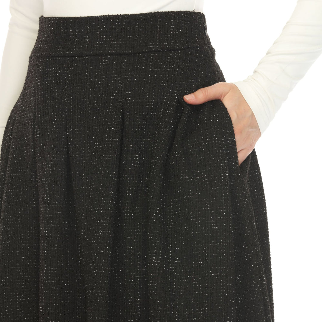 Women's Flared Tweed Skirt