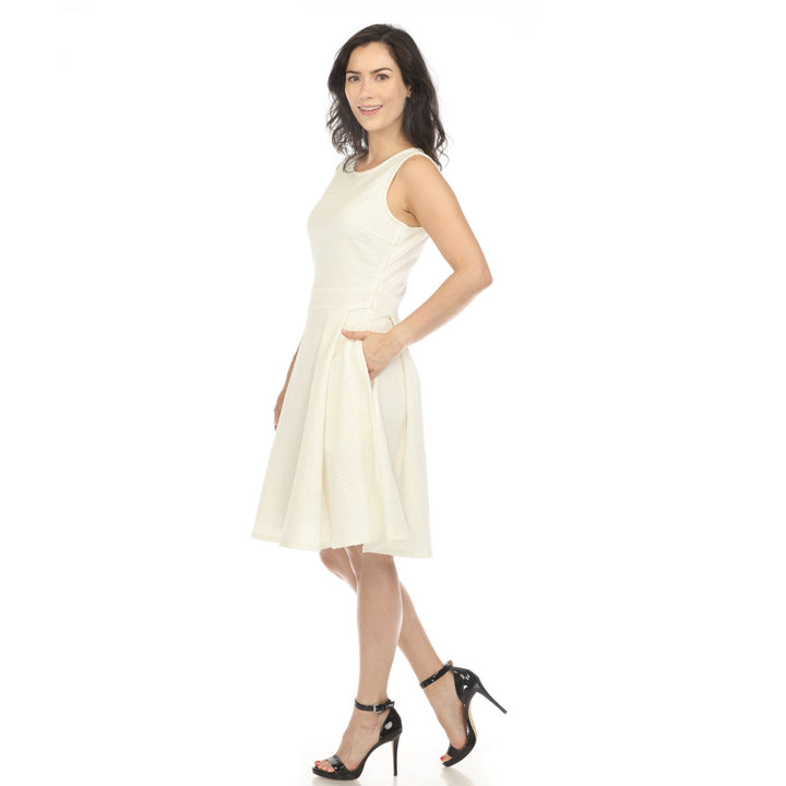 Women's Tweed Fit & Flare Dress