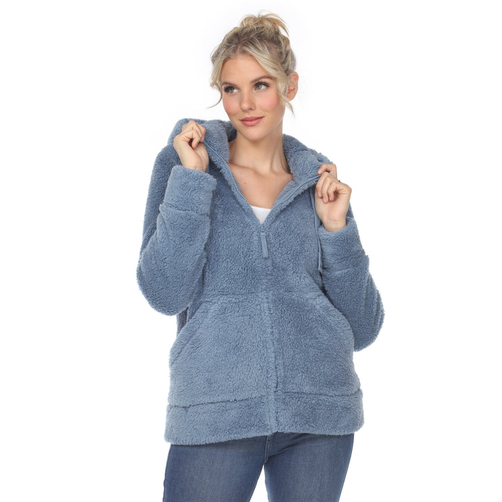 Women's Hooded Sherpa Jacket