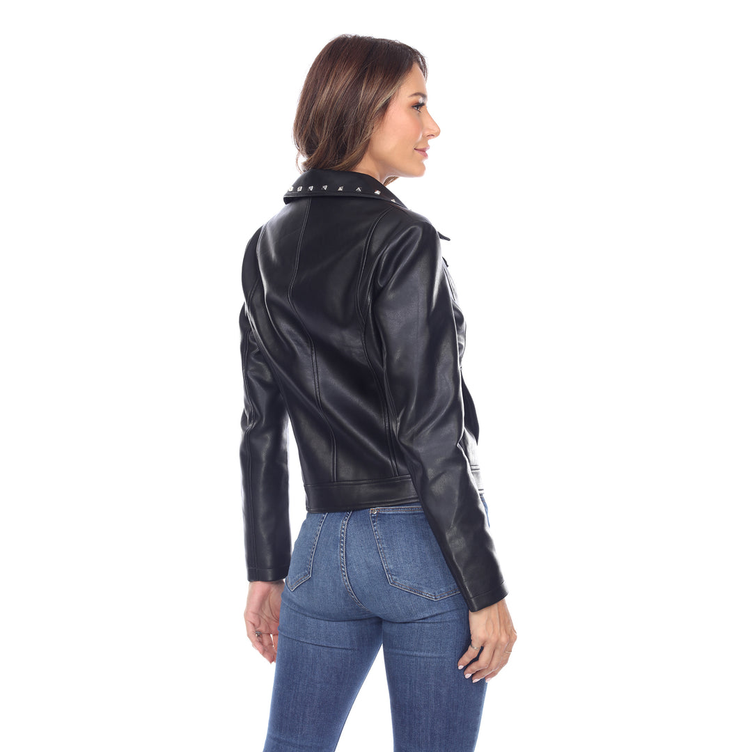 Women's PU Faux Leather Jacket