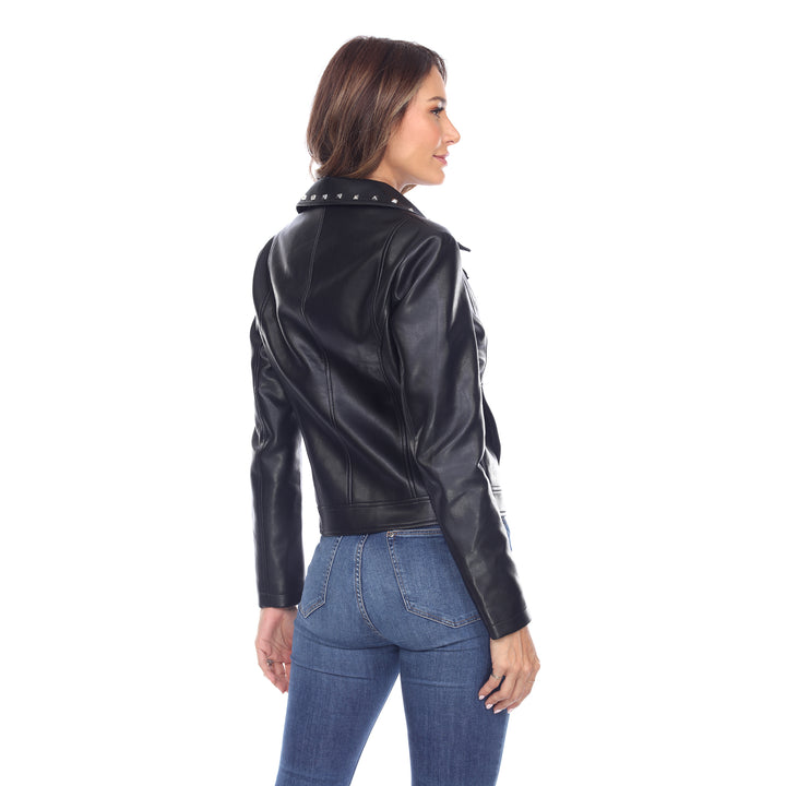 Women's PU Faux Leather Jacket