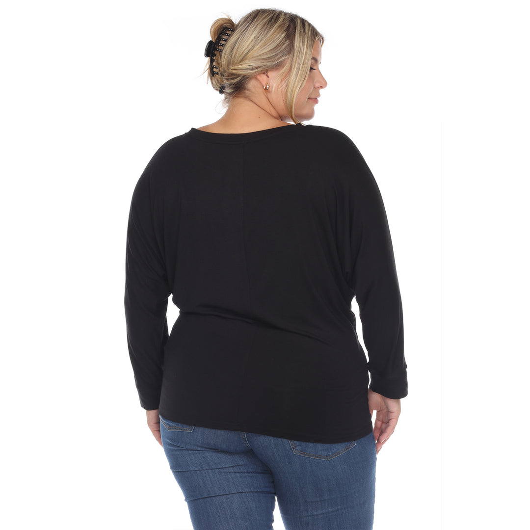 Plus Size Dolman Sleeve Top
