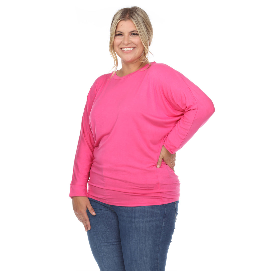 Plus Size Dolman Sleeve Top