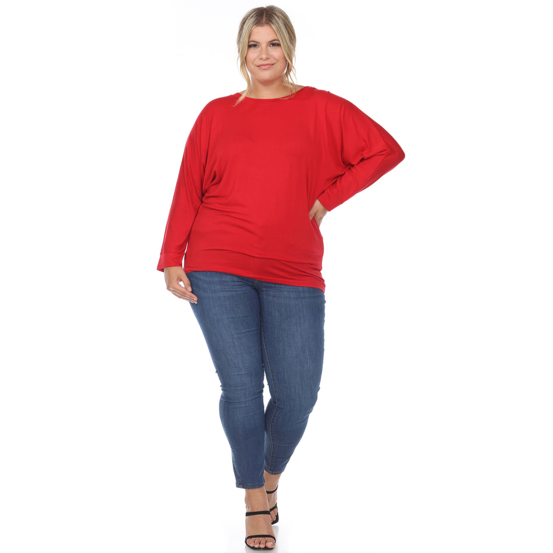 Plus Size Dolman Sleeve Top