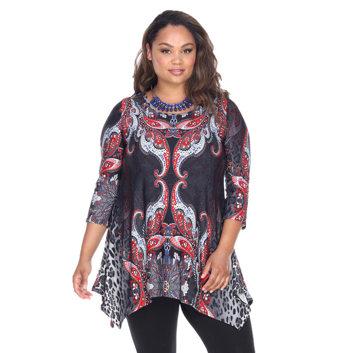 Women's Plus Marlene Tunic Top