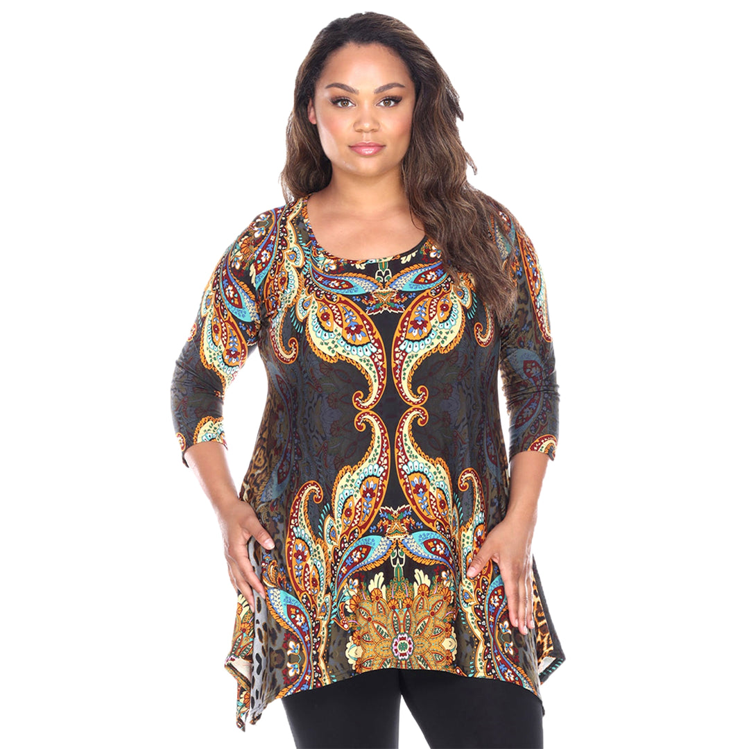 Women's Plus Marlene Tunic Top