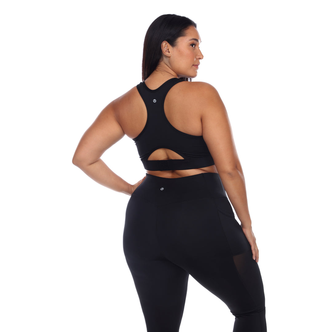 Plus Size Racer Back Sports Bra