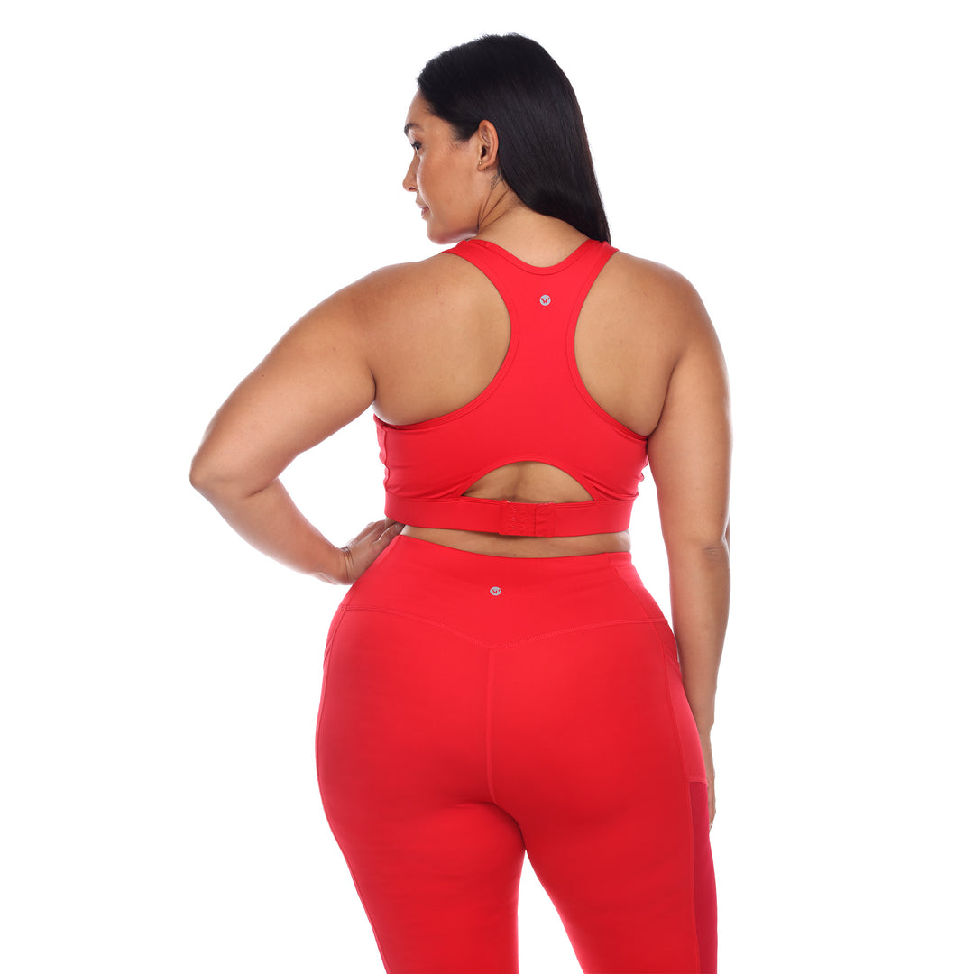 Plus Size Racer Back Sports Bra