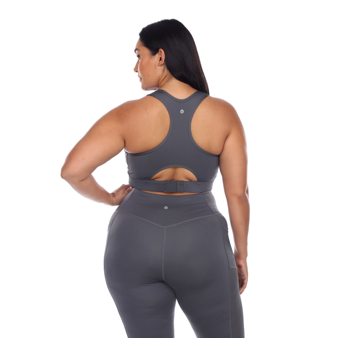 Plus Size Racer Back Sports Bra