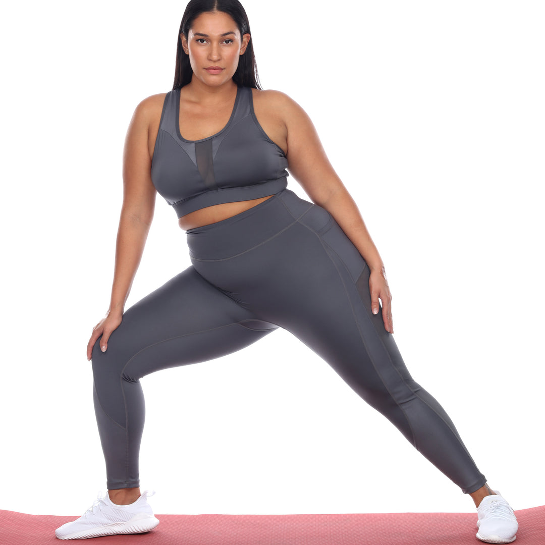 Plus Size Racer Back Sports Bra