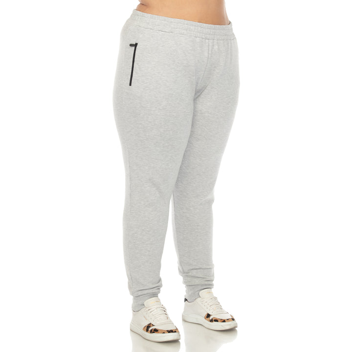 Women's Plus Size Two Piece Fleece Sweatsuit Set
