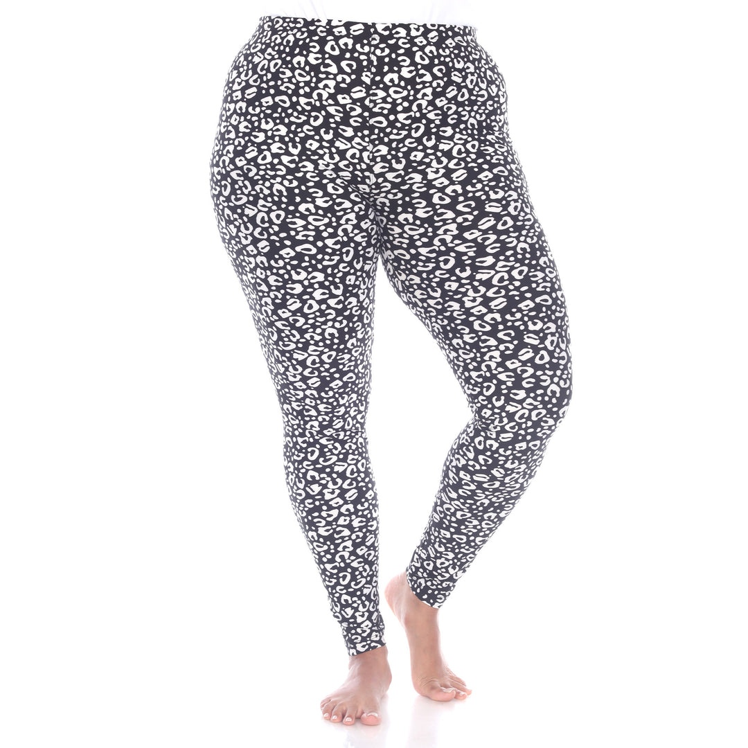 Plus Size Super Soft Leopard Printed Leggings
