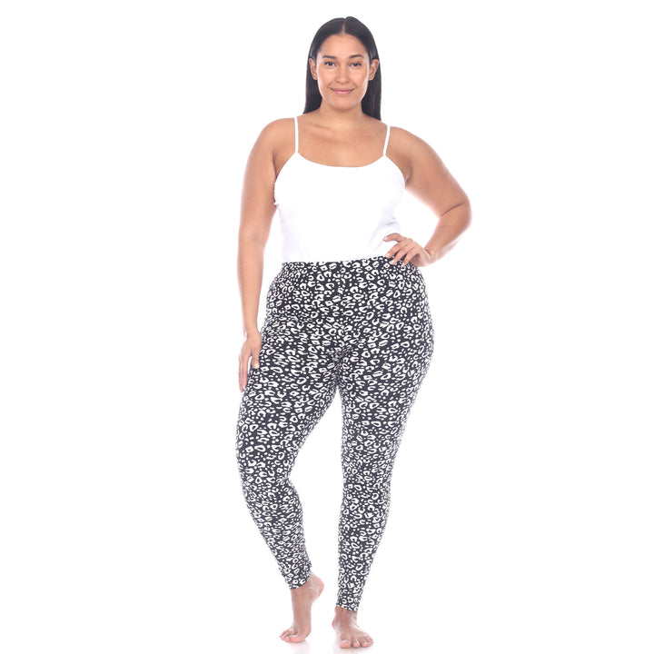 Plus Size Super Soft Leopard Printed Leggings