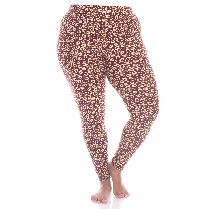 Plus Size Super Soft Leopard Printed Leggings