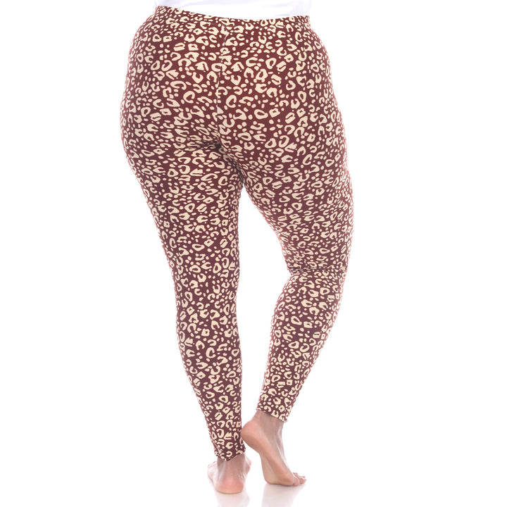 Plus Size Super Soft Leopard Printed Leggings