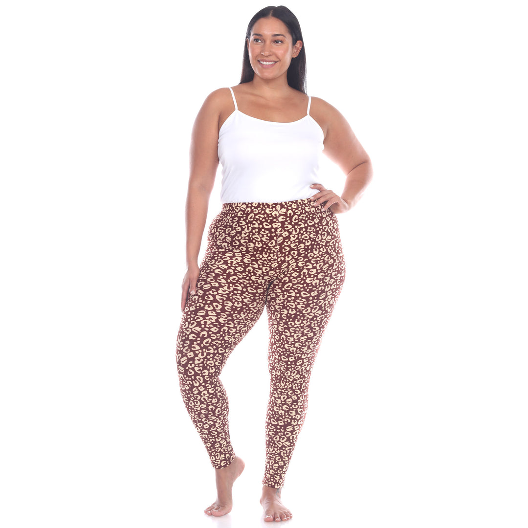 Plus Size Super Soft Leopard Printed Leggings