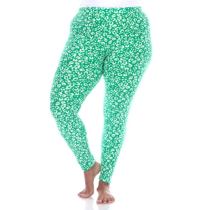 Plus Size Super Soft Leopard Printed Leggings