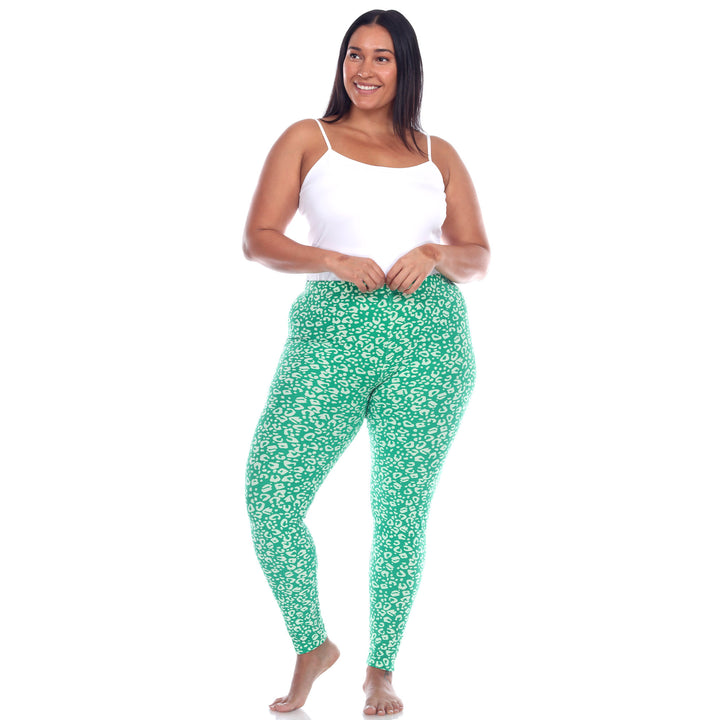Plus Size Super Soft Leopard Printed Leggings
